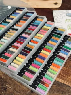 120 Dobbeltendede Vandbaserede Brushpens