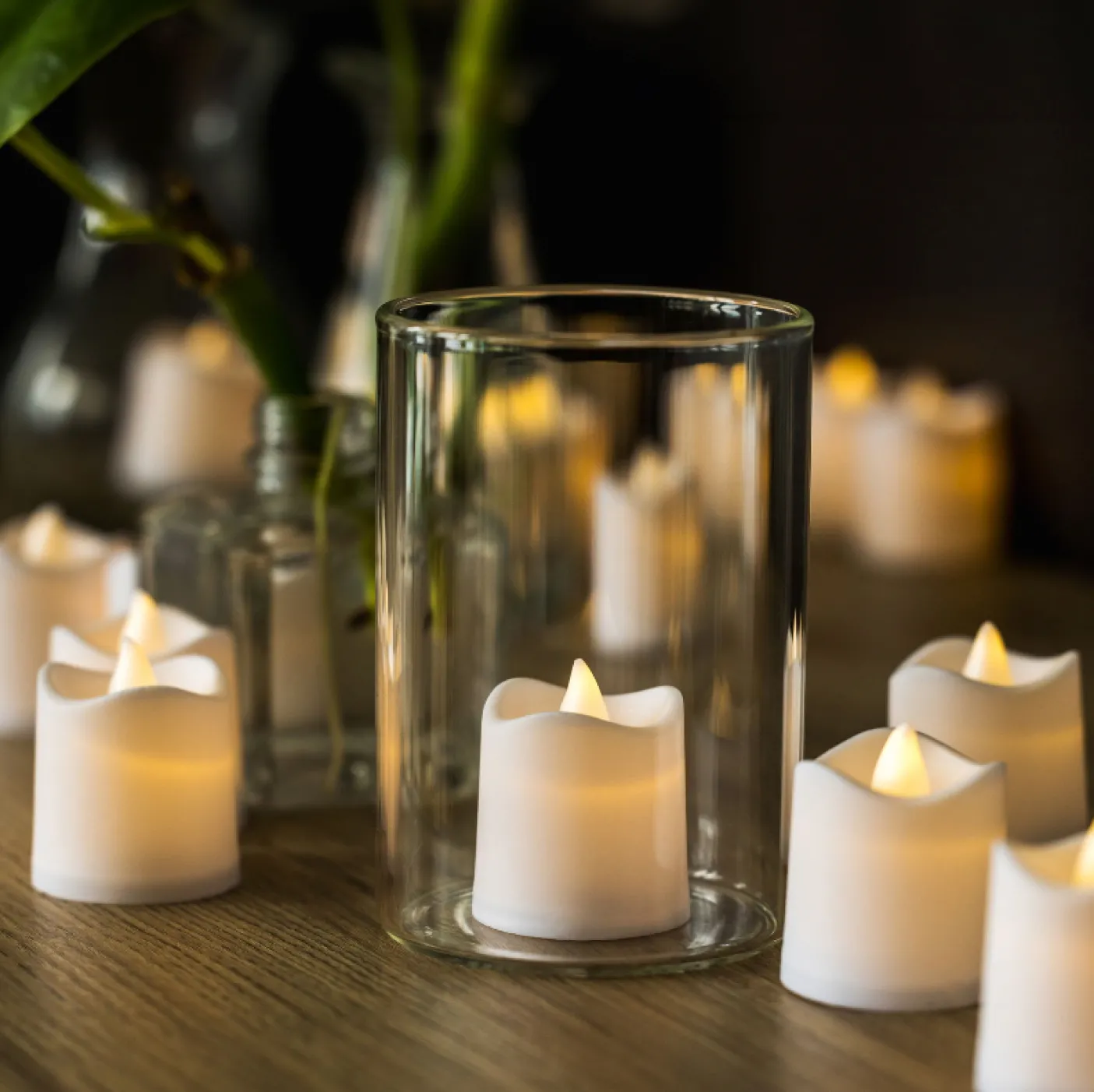 20 pak små LED bloklys