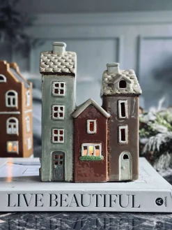 3 x Lyshus - Keramik