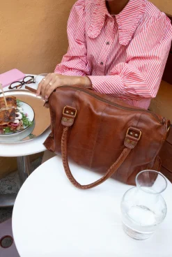 All-around skuldertaske - Miri Big walnut