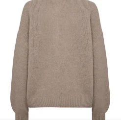 Alpaca cardigan Depeche - Sand