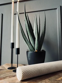 Anti-skrid 45x125cm - Hvid / Grå