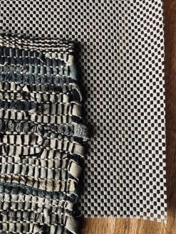 Anti-skrid 45x125cm - Hvid / Grå