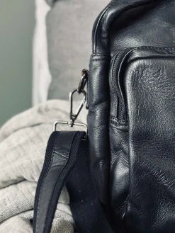 Arbejdstaske - Black Cow leather