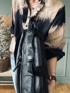 Arbejdstaske - Black Cow leather