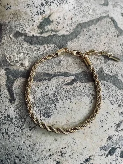 Armbånd - Robe Chain forgyldt