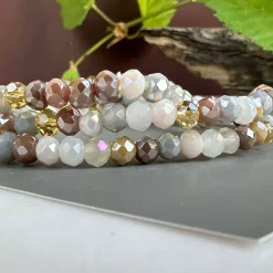 Armbånd ANNA Nature - Sæt med 3 stk