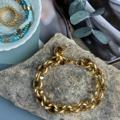 Armbånd Caroline forgyldt