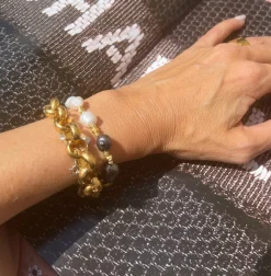 Armbånd Caroline forgyldt