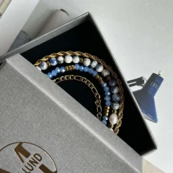 Armbånd Erika Blue - Sæt med 4 armbånd