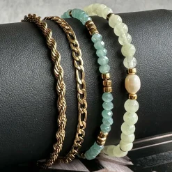 Armbånd Erika Jade - Sæt med 4 armbånd