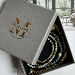 Armbånd Erika Stone - Sæt med 4 armbånd