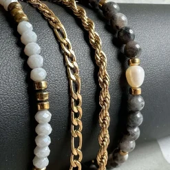 Armbånd Erika Stone - Sæt med 4 armbånd