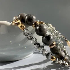 Armbånd GISELE grey – Sæt med 3 stk