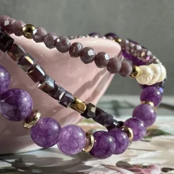 Armbånd GISELE Lavendel – Sæt med 3 stk