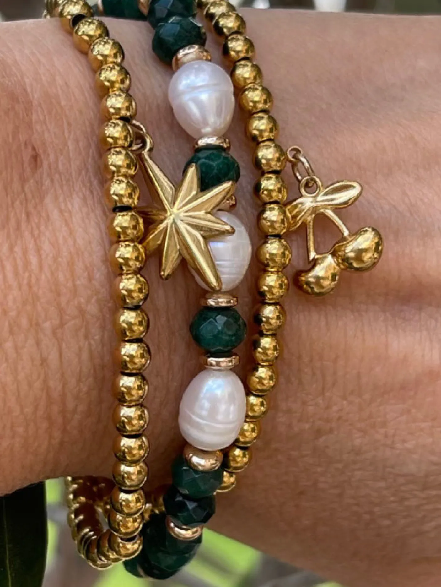 Armbånd Juliane - Emerald