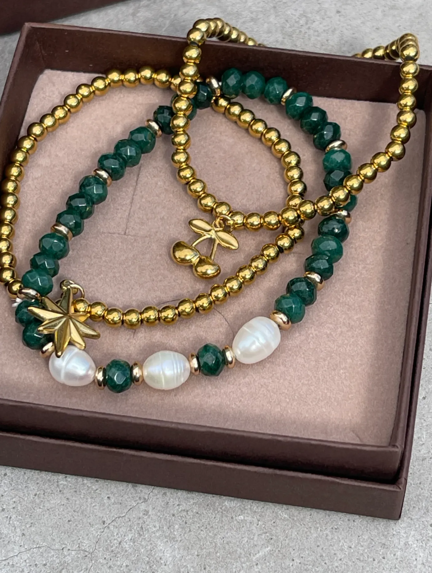 Armbånd Juliane - Emerald