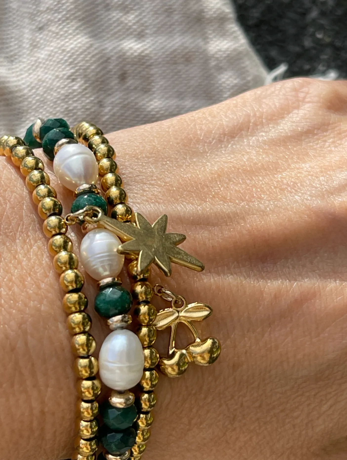 Armbånd Juliane - Emerald