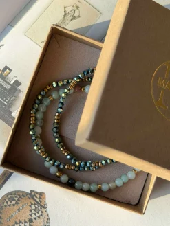 Armbånd Leah Emerald – Sæt med 3 stk