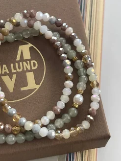 Armbånd Leah Jade Grøn – Sæt med 3 stk