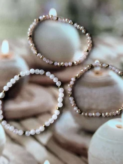 Armbånd Leah Soft Rose – Sæt med 3 stk