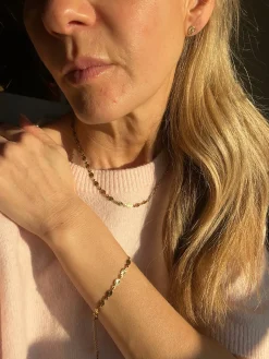 Armbånd Liva - forgyldt