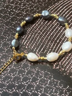 Armbånd Lærke ferskvandsperler