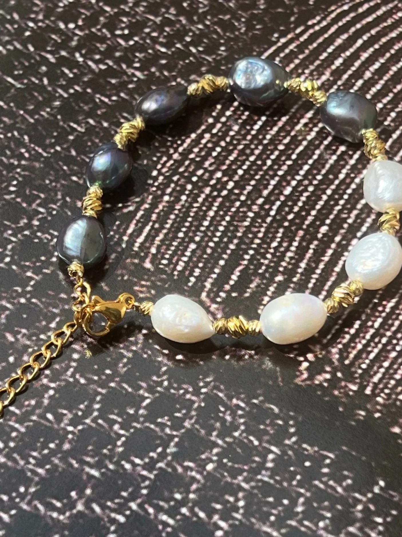 Armbånd Lærke ferskvandsperler