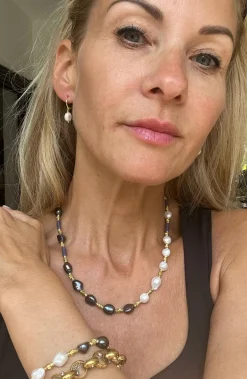 Armbånd Lærke ferskvandsperler