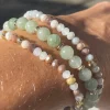 Armbånd Luna Jade Green – Sæt med 3 stk