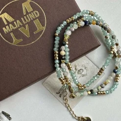 Armbånd Marika Aqua- Sæt med 3 stk