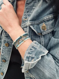 Armbånd Merle – Blue mix 1.Stk