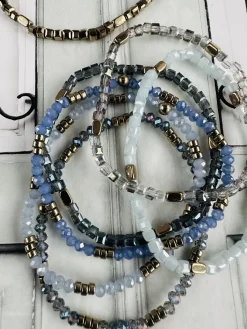 Armbånd Merle – Blue mix 1.Stk