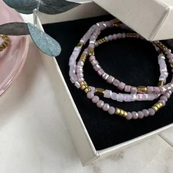 Armbånd Merle – Lavendel mix 1.stk