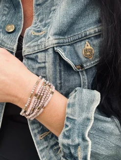 Armbånd Merle – Lavendel mix 1.stk