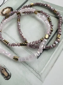 Armbånd Merle – Lavendel mix 1.stk