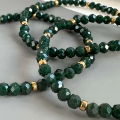 Armbånd Merle Forest Green - Sæt med 3 stk