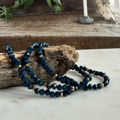 Armbånd Merle Havblå - Sæt med 3 stk