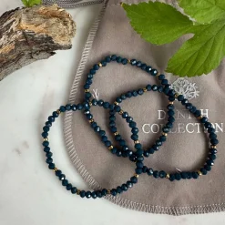 Armbånd Merle Havblå - Sæt med 3 stk