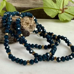 Armbånd Merle Havblå - Sæt med 3 stk