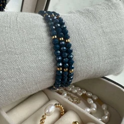 Armbånd Merle Havblå - Sæt med 3 stk