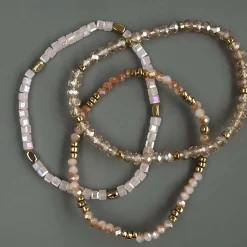 Armbånd Merle Natur - Sæt med 3 stk