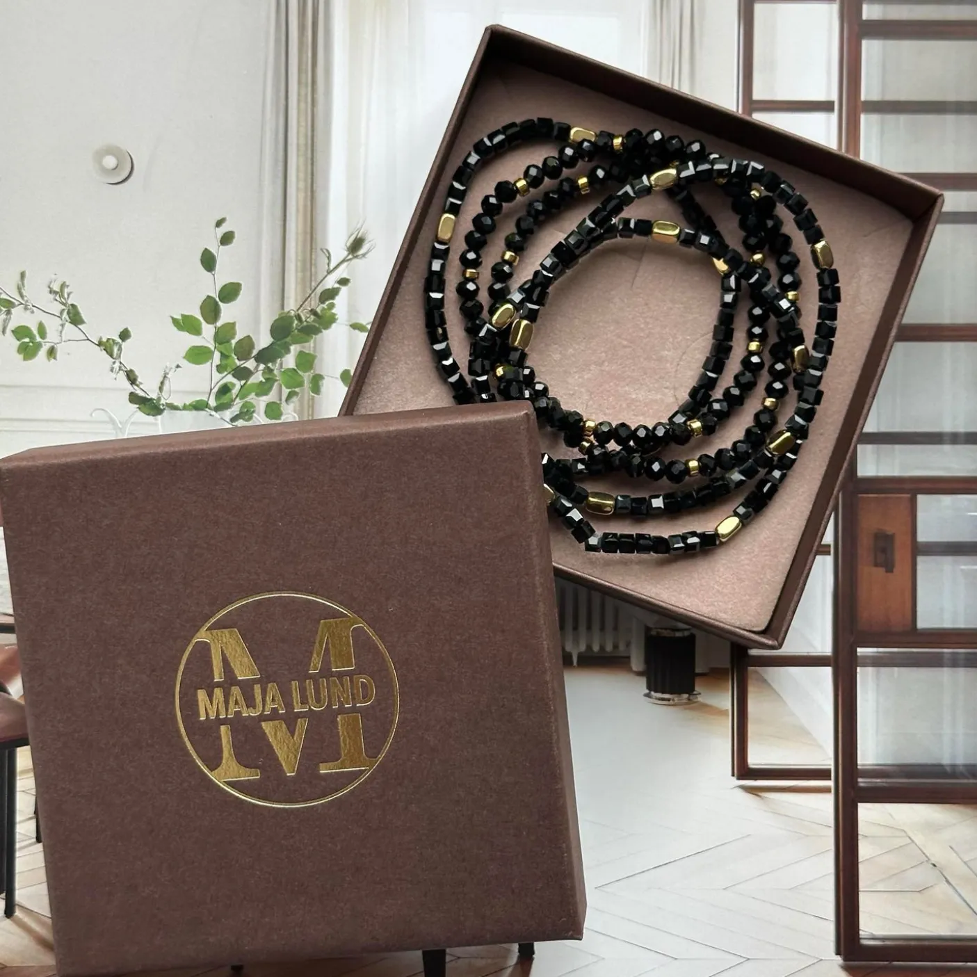 Armbånd Merle Sort mix - Sæt med 5 stk