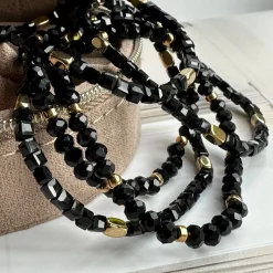 Armbånd Merle Sort mix - Sæt med 5 stk