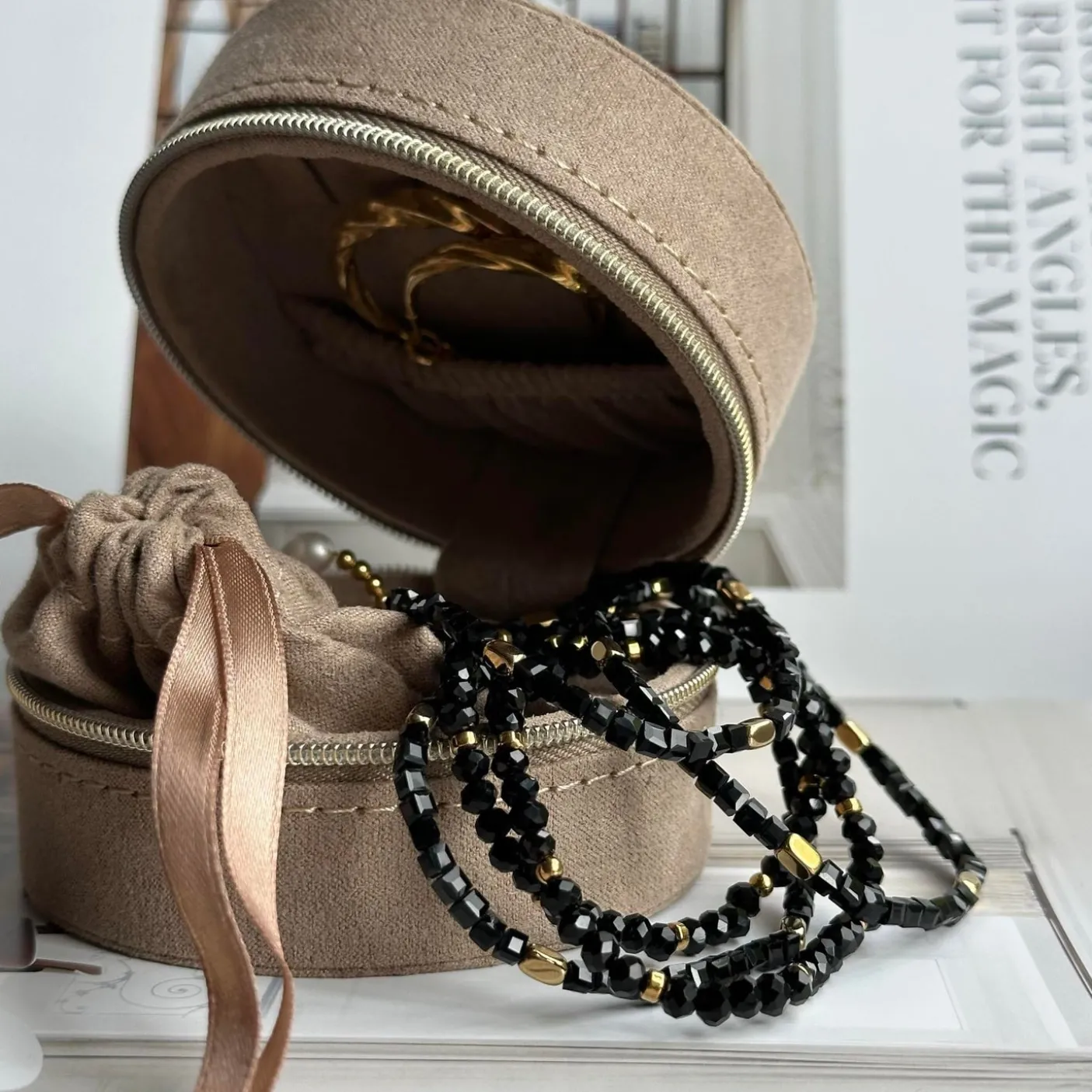 Armbånd Merle Sort mix - Sæt med 5 stk