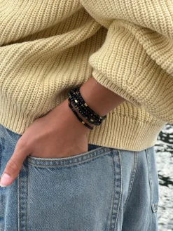 Armbånd Merle Sort mix - Sæt med 5 stk