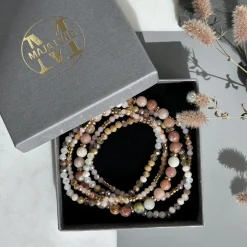 Armbånd MICHELLE Natur – Sæt med 5 armbånd