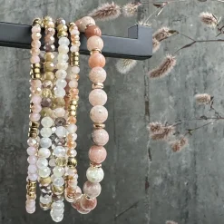 Armbånd MICHELLE Natur – Sæt med 5 armbånd