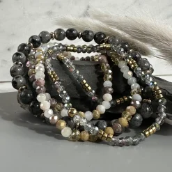 Armbånd MICHELLE Stone – Sæt med 5 armbånd