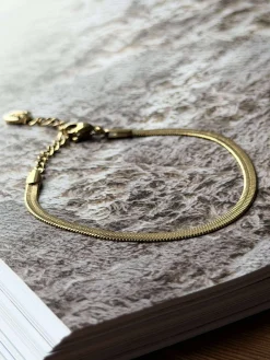 Armbånd Mira - guldbelagt